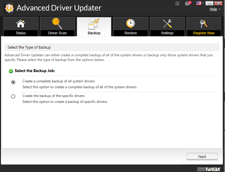 creating backup for current drivers