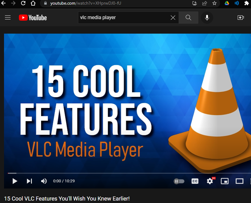 VLC media player features