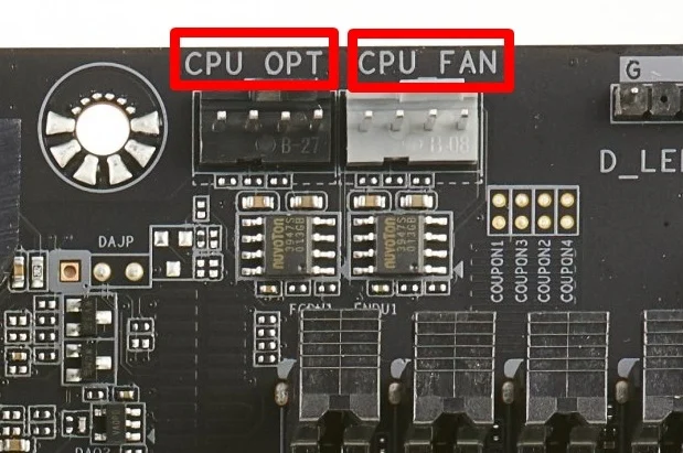 CPU fan proper connection