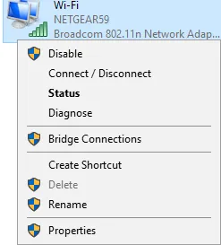 diagnose network connections