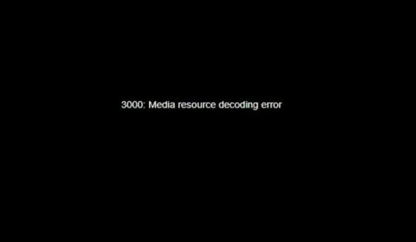 Twitch error 3000: Media resource decoding error image