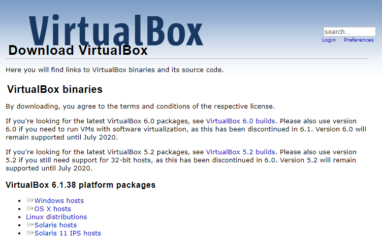 how to install VirtualBox to run virtual machines