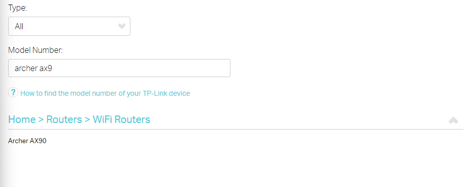 TP-link firmware setting