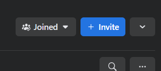 invite button in facebook messenger