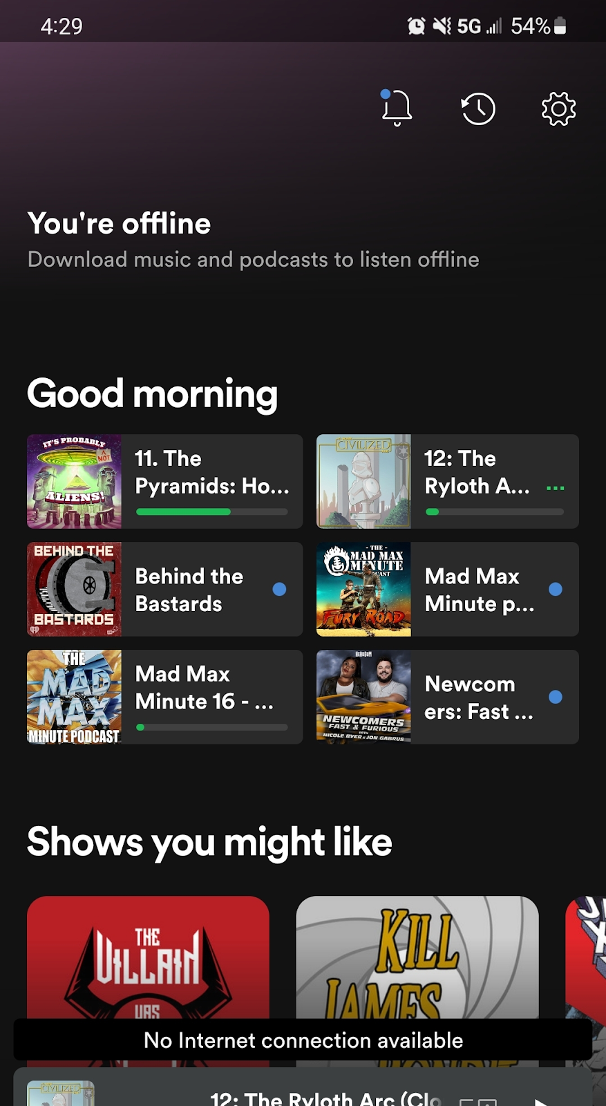 Spotify no internet connection problem -featured image