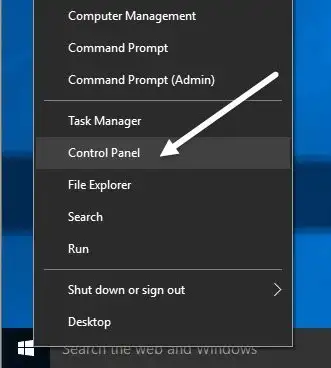 Go to Control panel to solve "unidentified network" ethernet issue