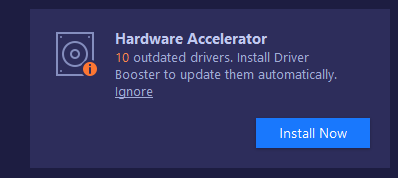 hardware accelerator option