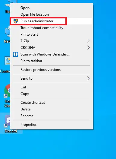 Run Discord as administrator