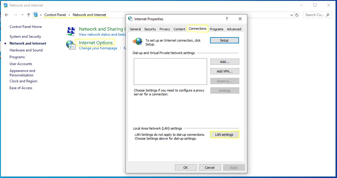 How to fix the "err_connection_reset" error in Google Chrome Error