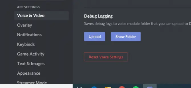 Click on Reset Voice Settings to delete every mic-related setting you set by any chance on Discord