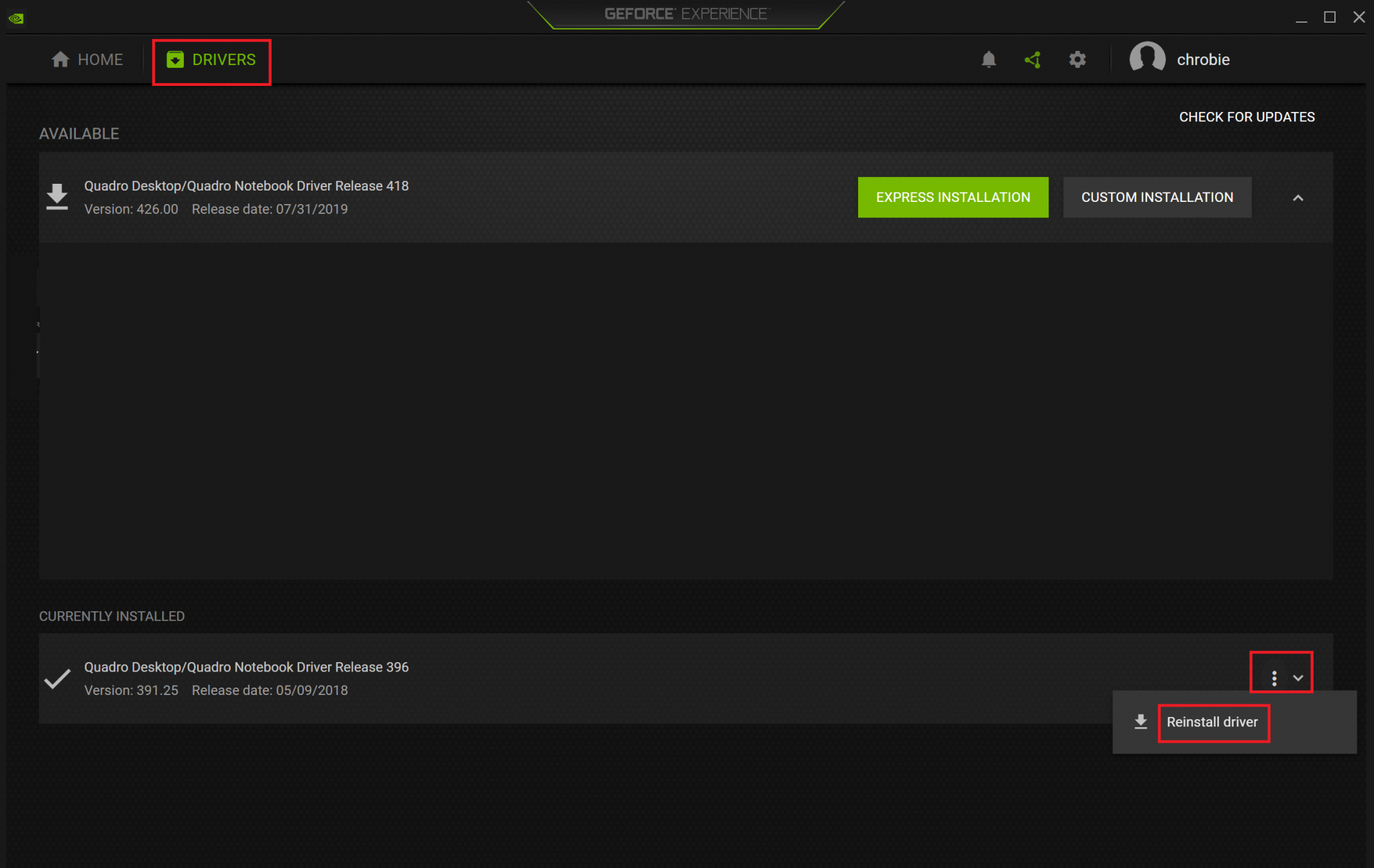 nvidia geforce driver failed to install windows 10