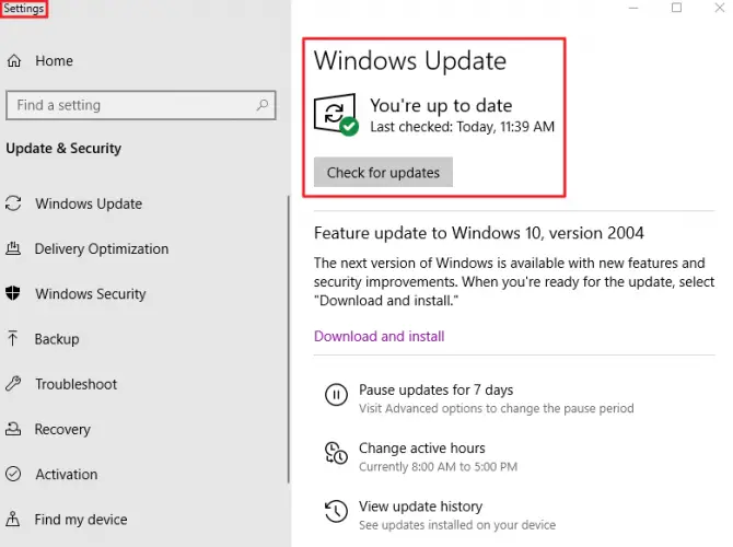 How to Check for Windows Updates