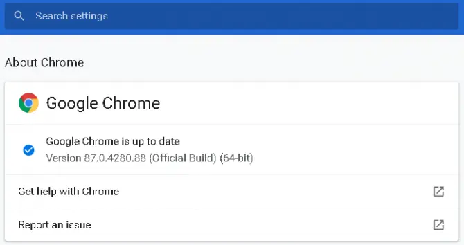 How to manually update your Google Chrome