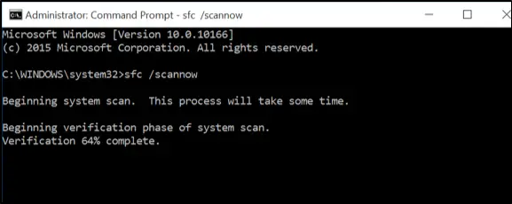 SFC /scannow command