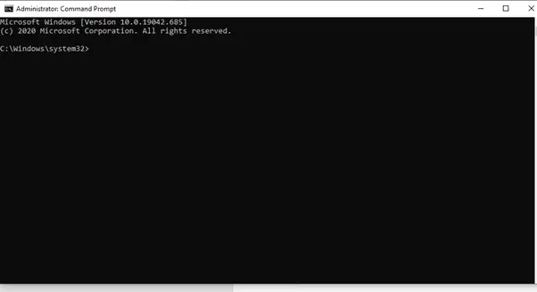 Command Prompt window