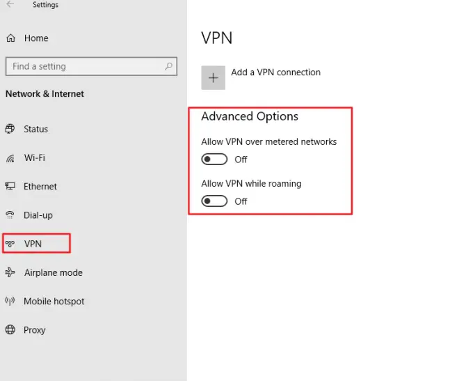 How to Disable VPN - One Way