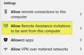 Allow Remote Connections From this Computer