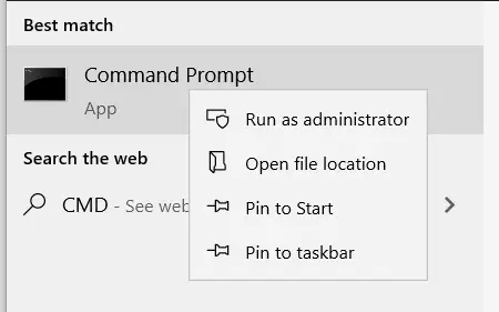 How to run Command Prompt as an admin.