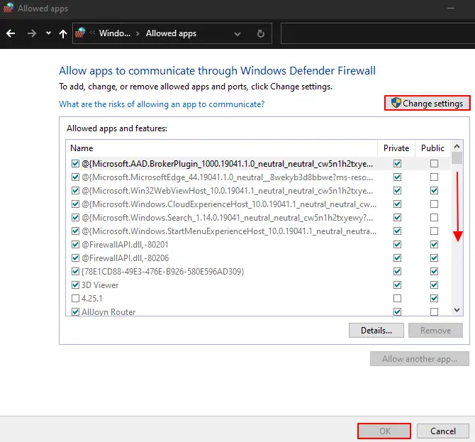 Allow FTP server through Windows Firewall
