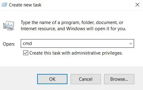 Open the Command Prompt