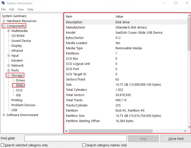 How to view your HDD & SDD's information via the System Information Application. Available under components, storage, disks.