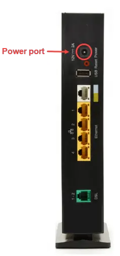 Router power port