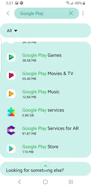 Find Google Play services