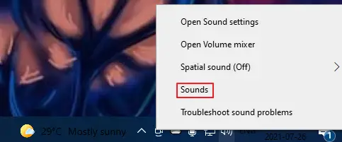 How to Get to Sound Control Panel from Sounds Menu.