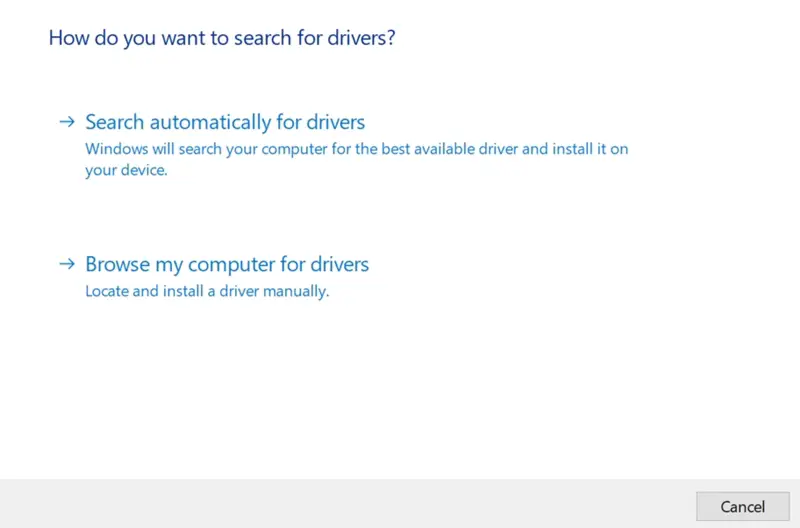 Search for the latest keyboard drivers to fix your Windows button