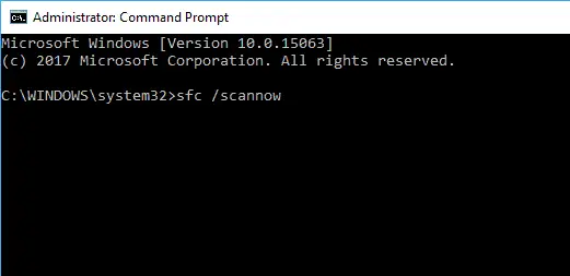 Run an SFC scan to fix your Windows key