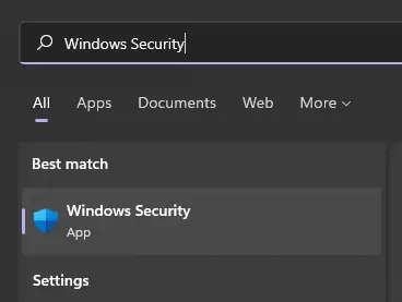 Windows Security App