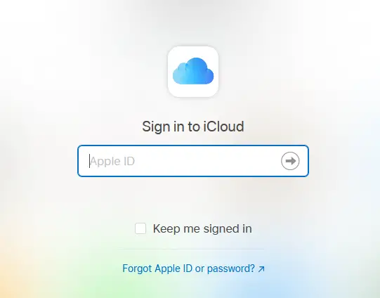 Sign in to iCloud to transfer iPhone texts to your Windows PC