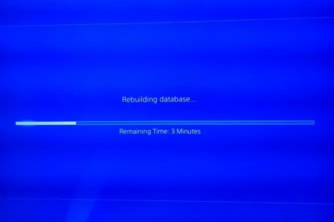 Rebuild the database if your PS4 is stuck in safe mode