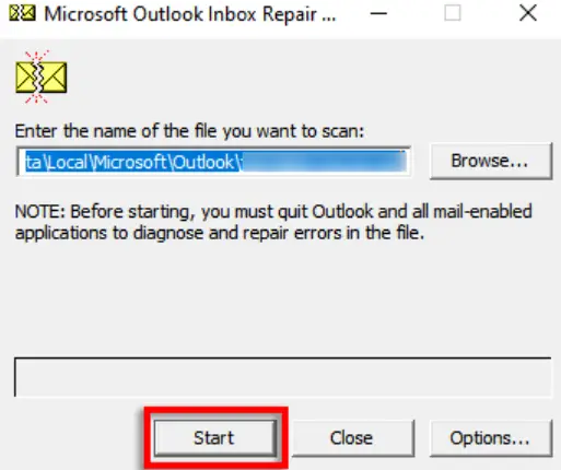 The Microsoft Outlook Inbox Repair tool can fix search function problems