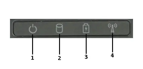 Hard disk activity indicator