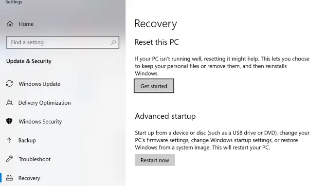 Windows Recovery