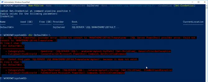 Incorrect PowerShell path can cause the term is not recognized as the name of a cmdlet error