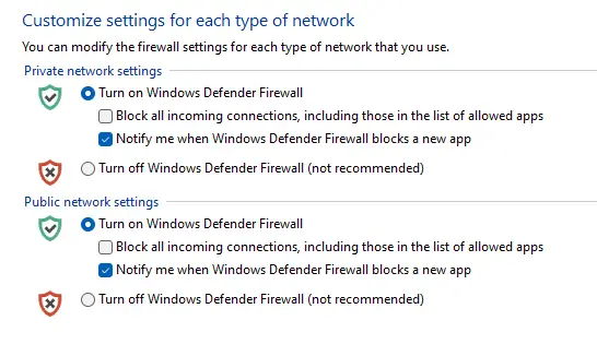 Temporarily disable the firewall to see if it fixes the err_connection_aborted error in Chrome.