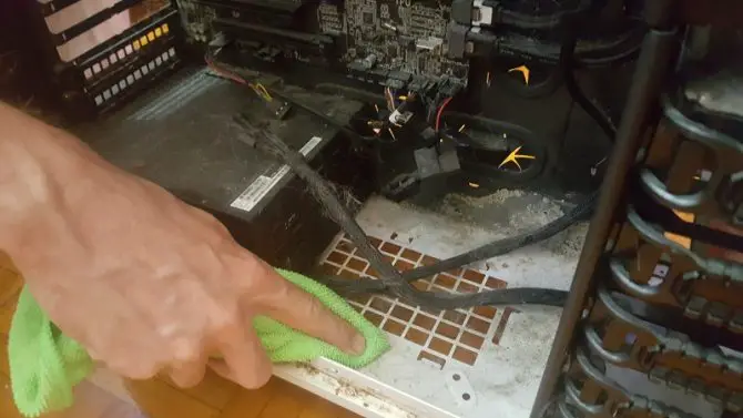 cleaning the other areas of your PC