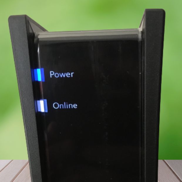 spectrum modem lights - power and online indicator lights