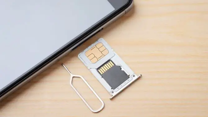 remove SIM of Android phone